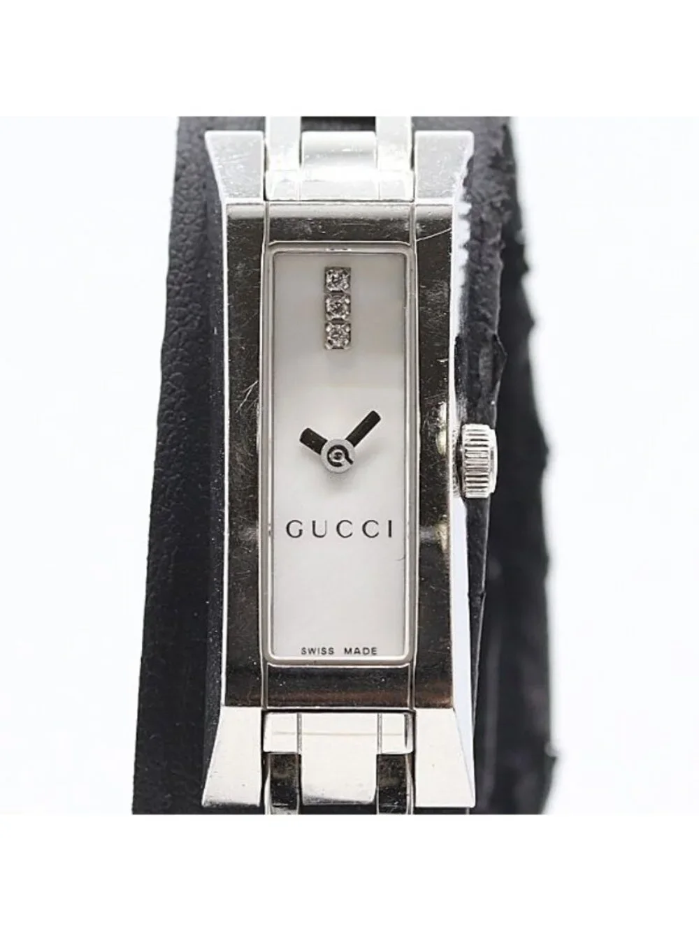 Gucci 110 White Dial Watch